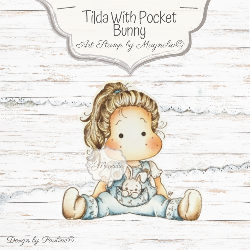 MAGNOLIA - HH19 Hippity Hoppity  2019  Tilda with Pocket Bunny