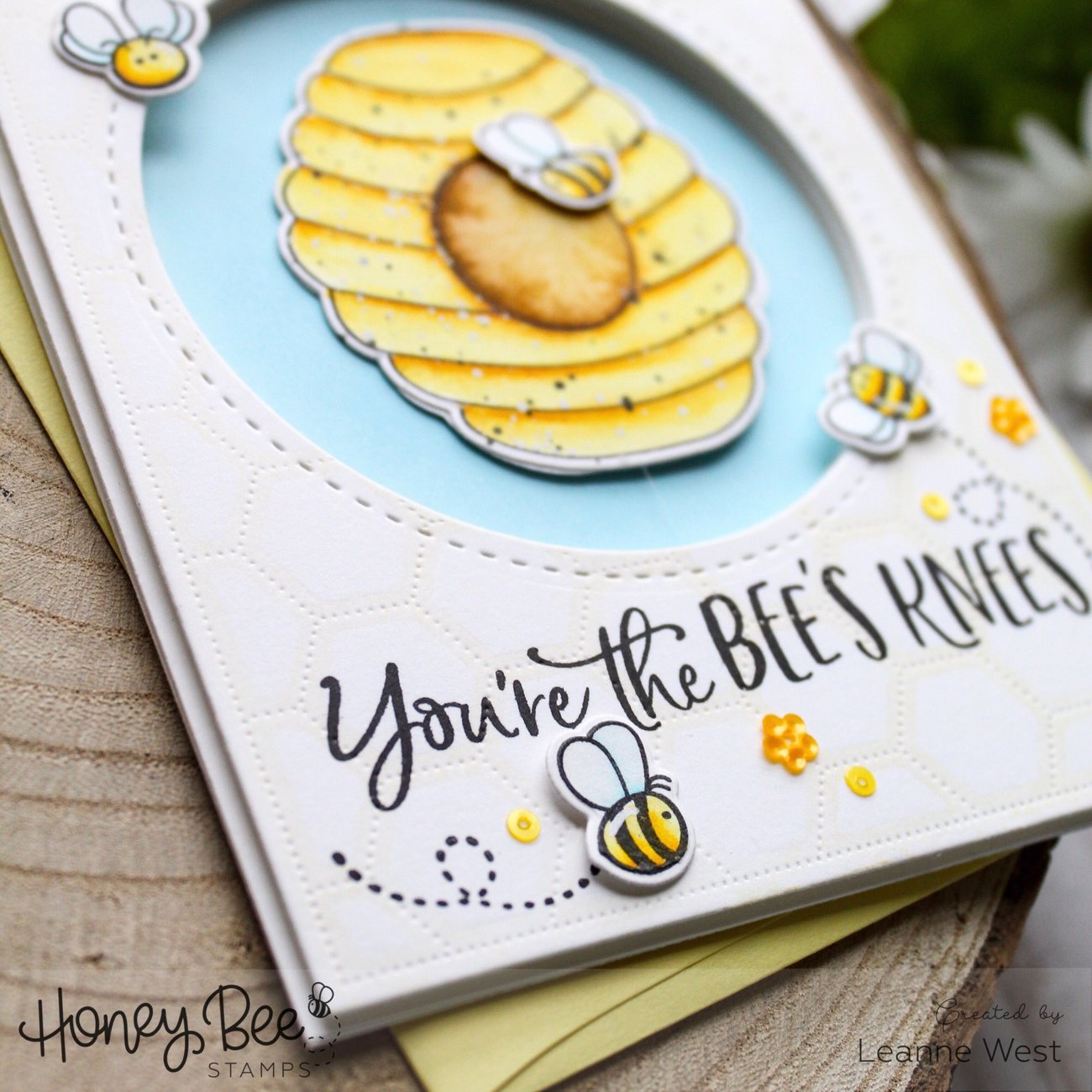 HONEY BEE STAMPS  -Hi Honey - 6
