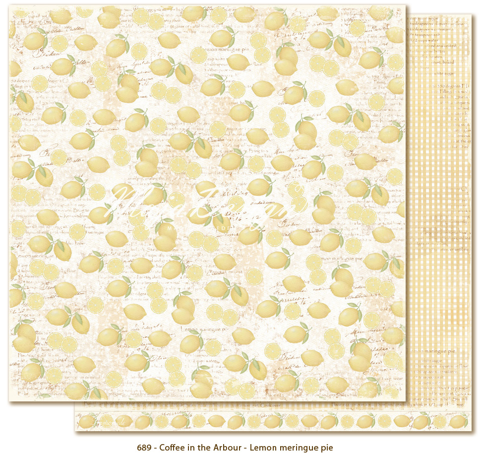 MAJA DESIGN  Coffee in the Arbour - Lemon meringue pie