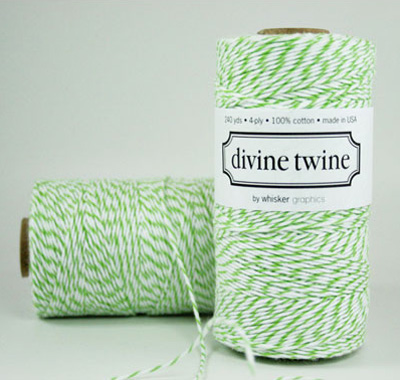 WHISKER GRAPHICS   Divine Twine Green Apple