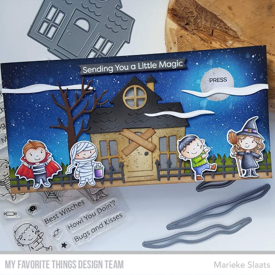MY FAVORITE THINGS -MY FAVORITE THINGS -Boo Crew STAMP & DIE SET - 13