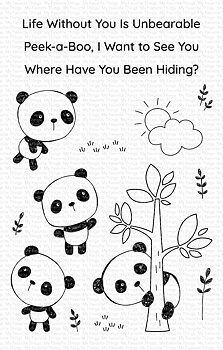 MY FAVORITE THINGS -Panda Pals  STAMP & DIE SET