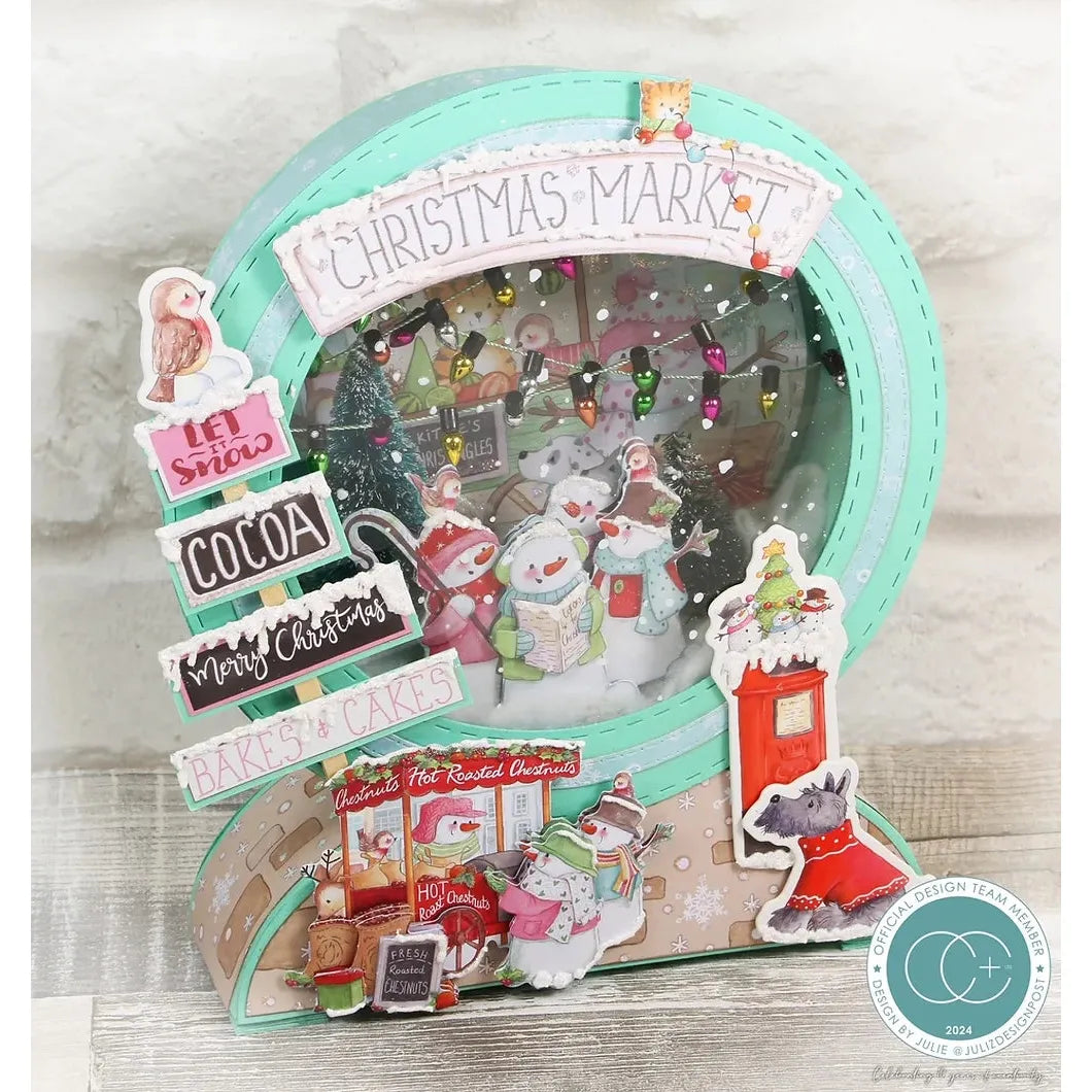 Craft Consortium-Christmas Market 3D Decoupage  - 3