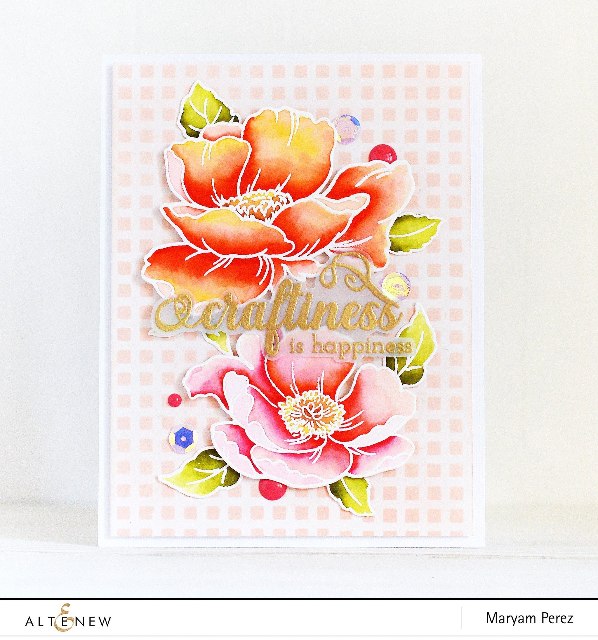 ALTENEW -Crafty Greetings Stamp Set - 2