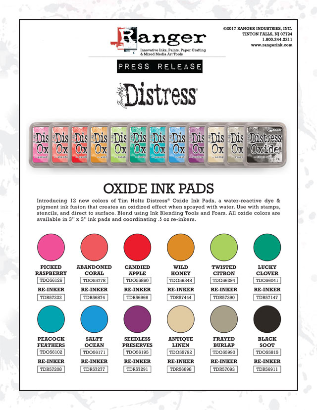 Tim Holtz Distress Oxide Ink Pad ANTIQUE LINEN  - 2