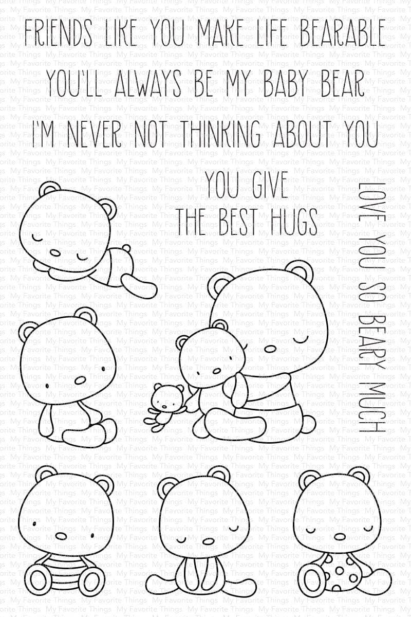 MY FAVORITE THINGS-Bear Hugs STAMP & DIE SET
