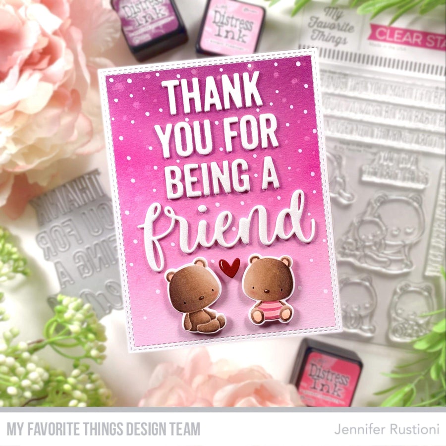 MY FAVORITE THINGS-Bear Hugs STAMP & DIE SET - 4