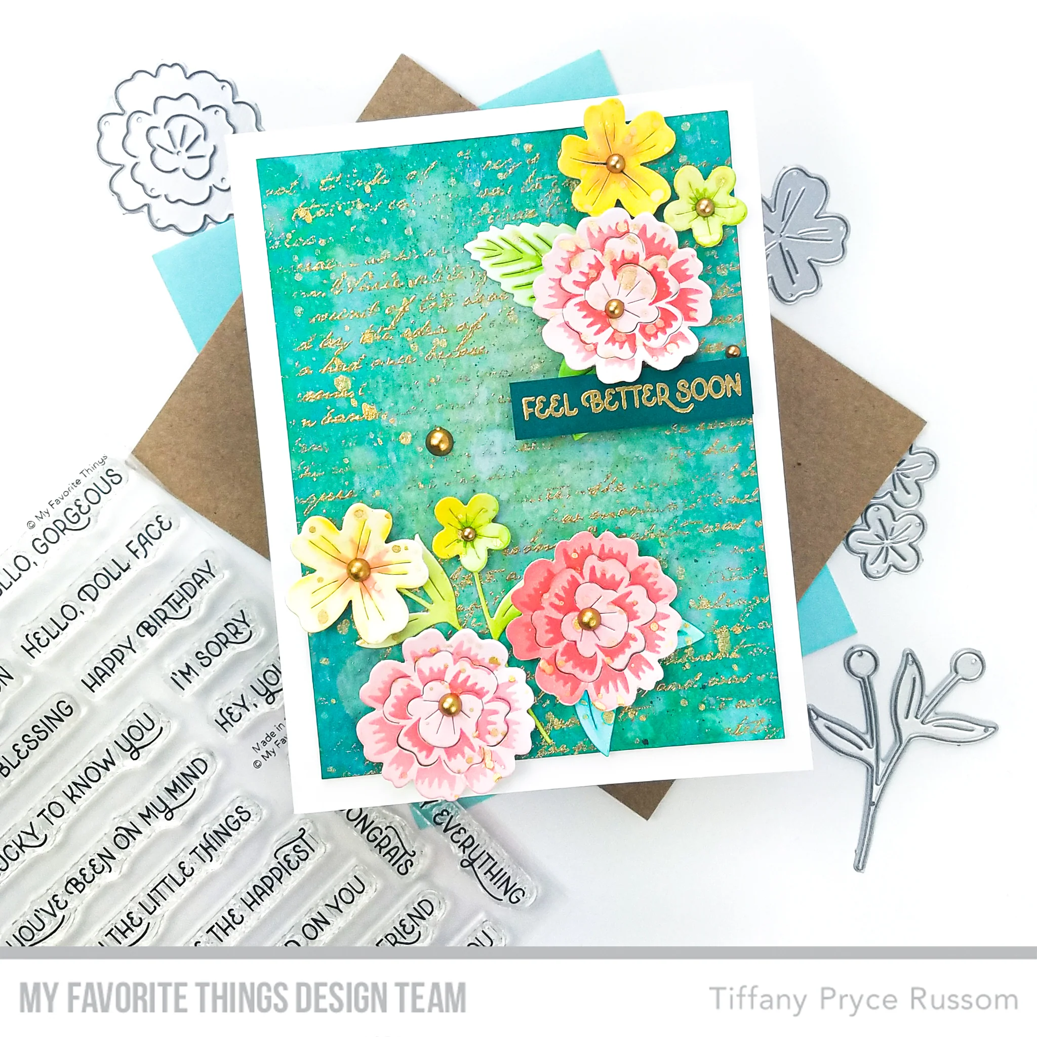 MY FAVORITE THINGS -Stylish Bouquet Card Kit  - 3