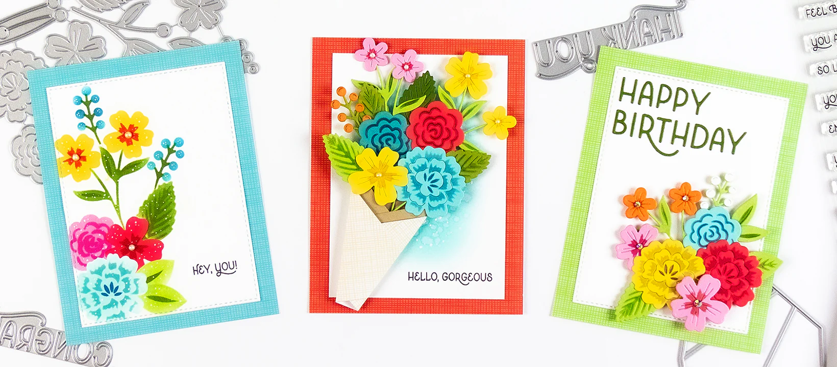MY FAVORITE THINGS -Stylish Bouquet Card Kit  - 5