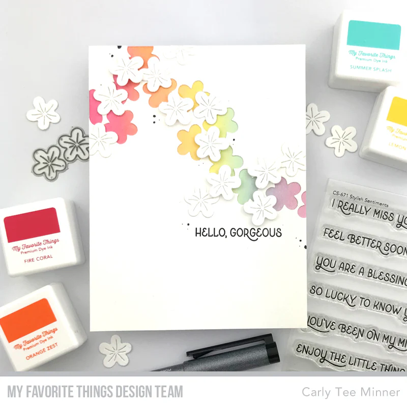 MY FAVORITE THINGS -Stylish Bouquet Card Kit  - 4