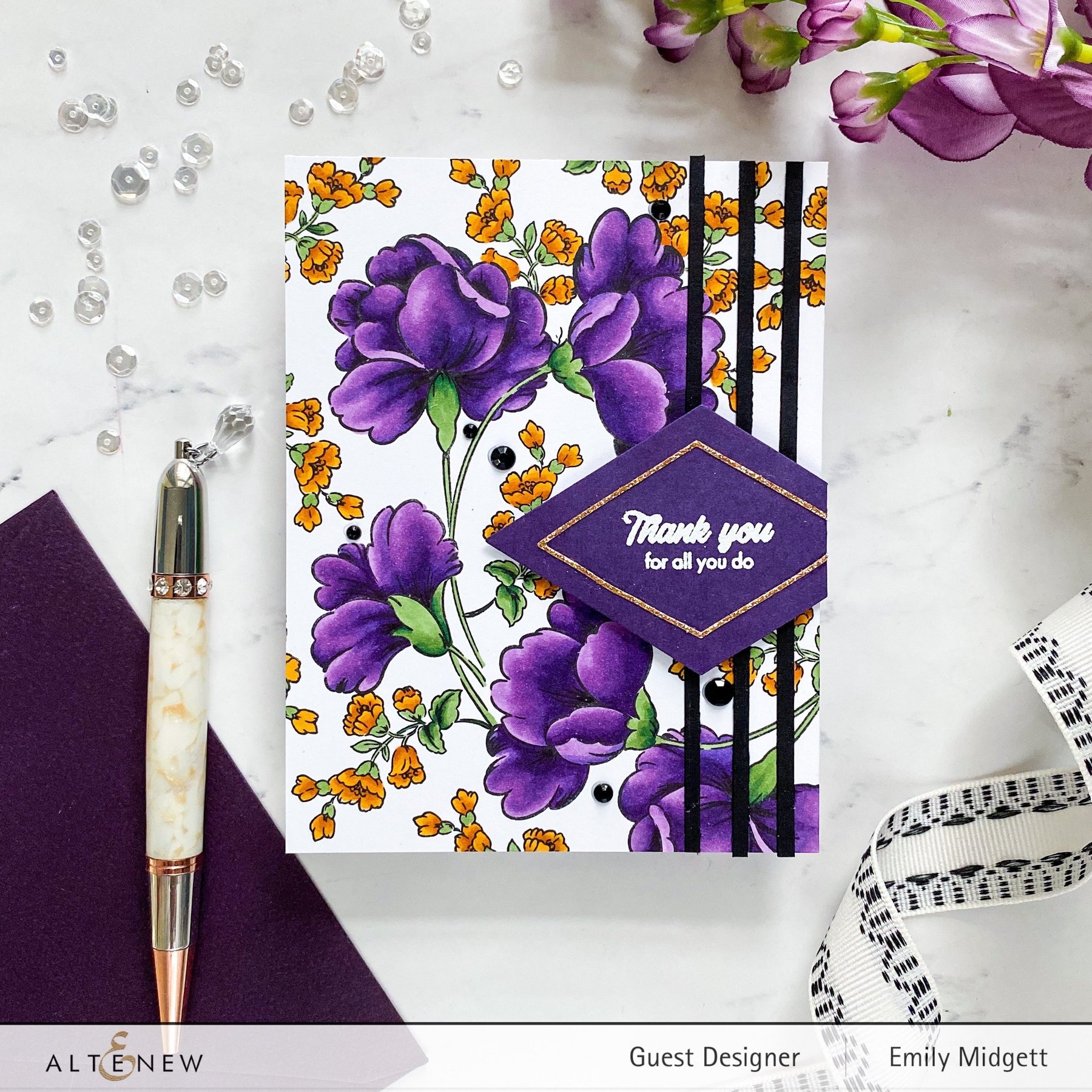 ALTENEW -Sweet Flowers die  Set - 6