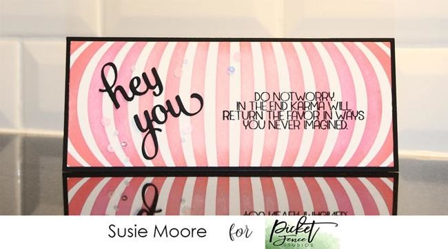 PICKET FENCE STUDIOS -Slim Line Movement 4x10 Inch Stencils  - 3