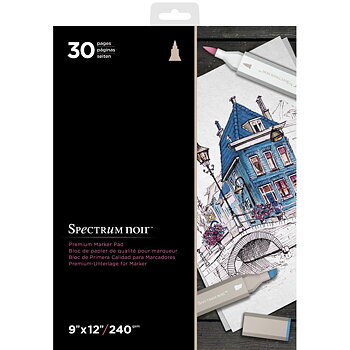 Spectrum Noir Premium Marker Pad 9"X12" 30 ark