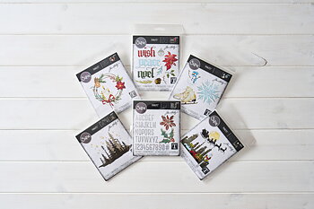 SIZZIX - Thinlits Tim Holtz Christmas Collection 2024 Bundle of   5+1 FREE 