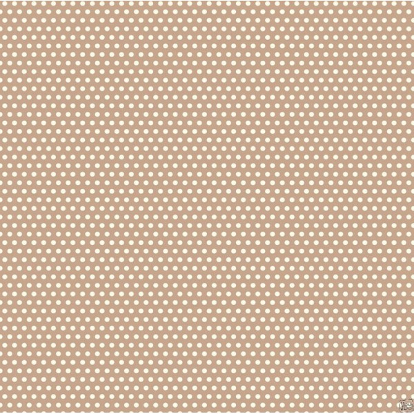 YCA Cardstock Tan & Mini Dot Reverse CCP2695