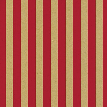 YCA Cherry & Kraft Ribbon Big Stripe