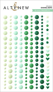 ALTENEW-Green Meadows Enamel Dots