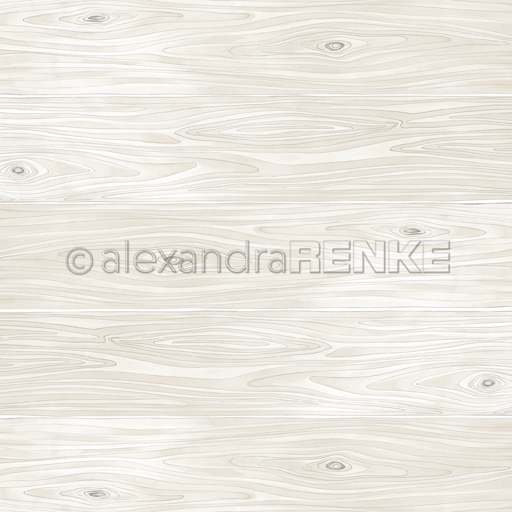 ALEXANDRA RENKE -Design paper 'Woodgrain light beige'
