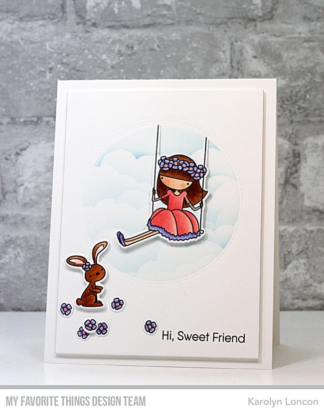 MY FAVORITE THINGS  -Sweet Friends stamp& die set - 5