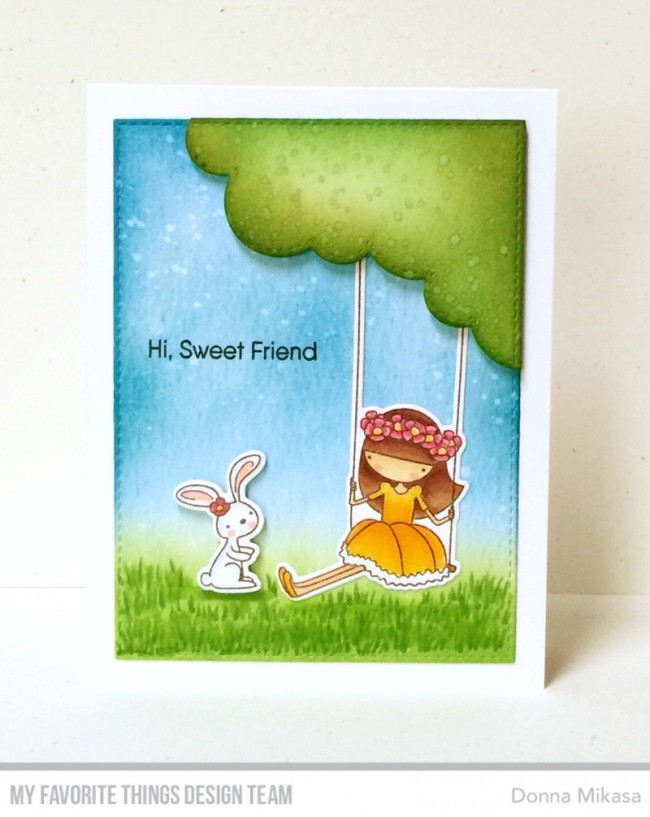 MY FAVORITE THINGS  -Sweet Friends stamp& die set - 4