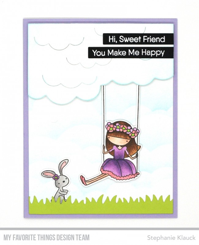 MY FAVORITE THINGS  -Sweet Friends stamp& die set - 6