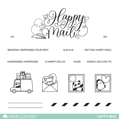  MAMA ELEPHANT -HAPPY MAIL  