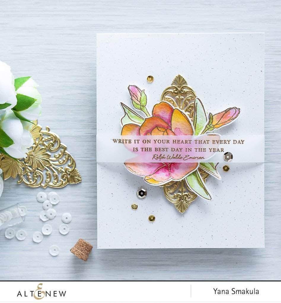 ALTENEW -Beautiful Quotes Stamp Set - 7