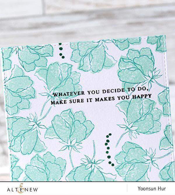 ALTENEW -Beautiful Quotes Stamp Set - 10