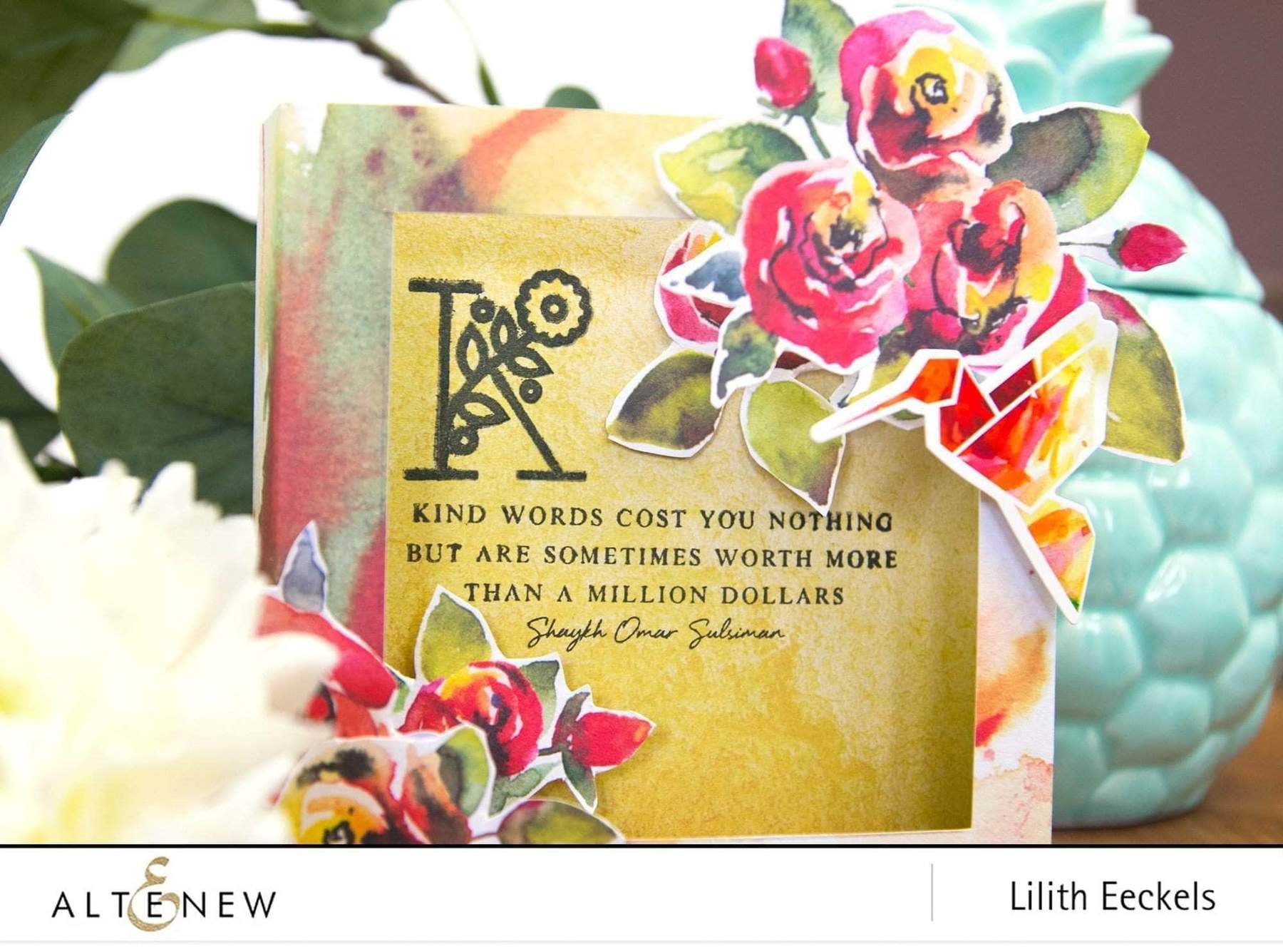 ALTENEW -Beautiful Quotes Stamp Set - 6