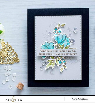 ALTENEW -Beautiful Quotes Stamp Set