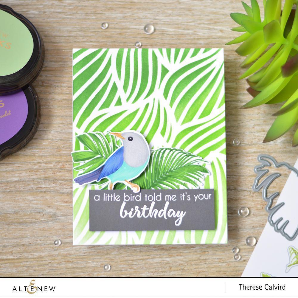ALTENEW -Feathered Leaves Stencil - 6