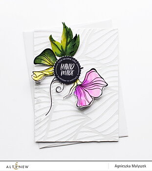 ALTENEW -Feathered Leaves Stencil
