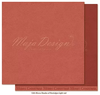 MAJA DESIGN -Mono - Nostalgia -Light red
