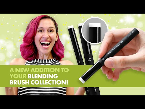 ALTENEW -Micro Blending Brush Set (Flat Bristles) - 9
