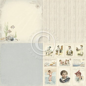 Bottom om the sea - Shoreline Treasures - 6x6"