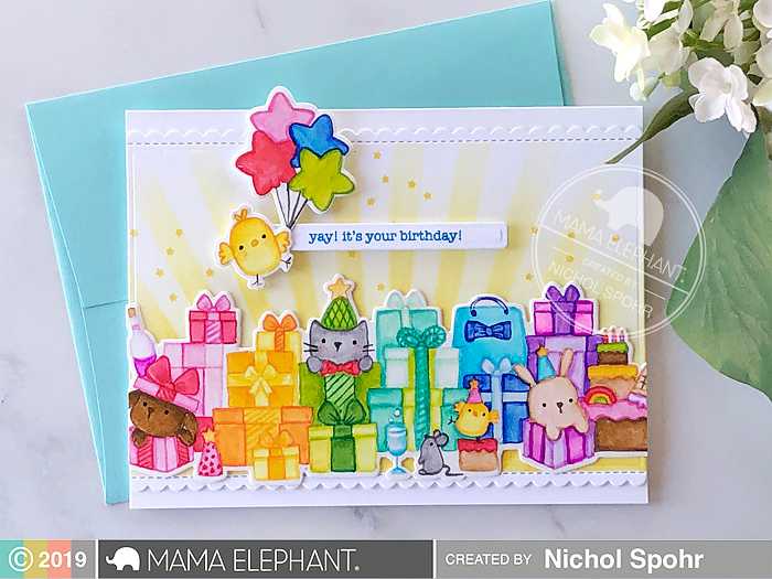  MAMA ELEPHANT -THE BIRTHDAY BASH - CREATIVE CUTS - 6