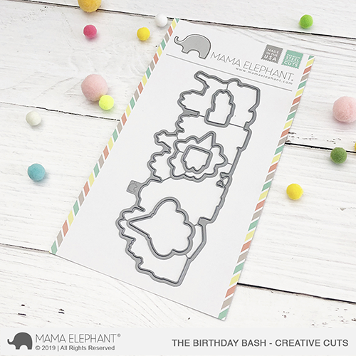  MAMA ELEPHANT -THE BIRTHDAY BASH - CREATIVE CUTS