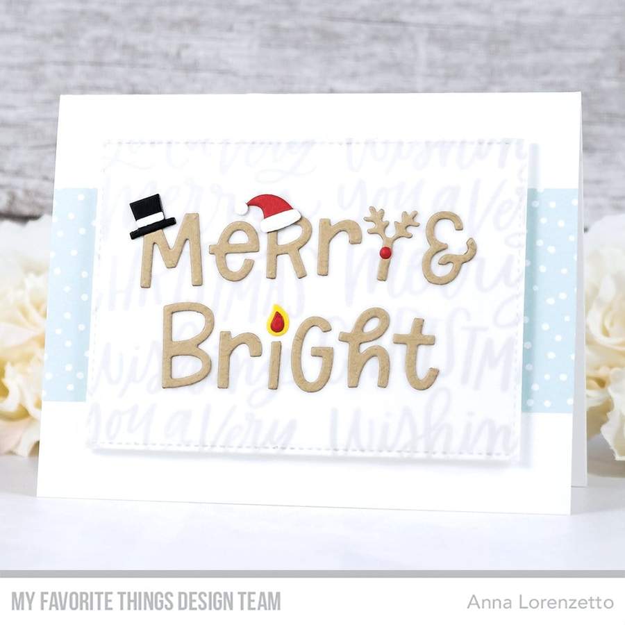 MY FAVORITE THINGS -Merry and Bright with All the Trimmings Die-namics  - 3