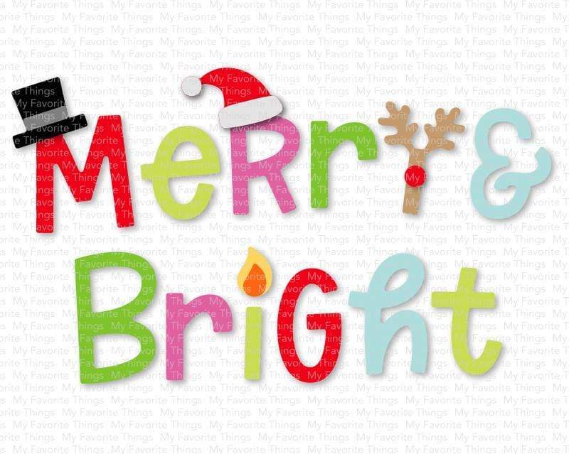 MY FAVORITE THINGS -Merry and Bright with All the Trimmings Die-namics  - 4