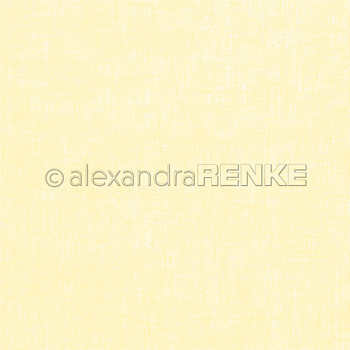ALEXANDRA RENKE-Design paper 'Linen lemon yellow'