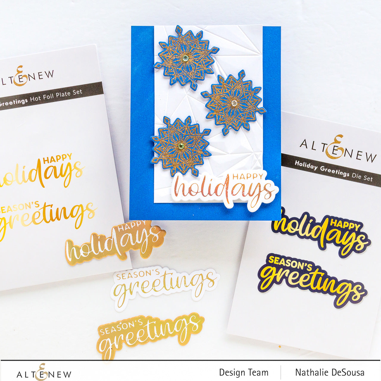 ALTENEW-Holiday Greetings Die Set - 3