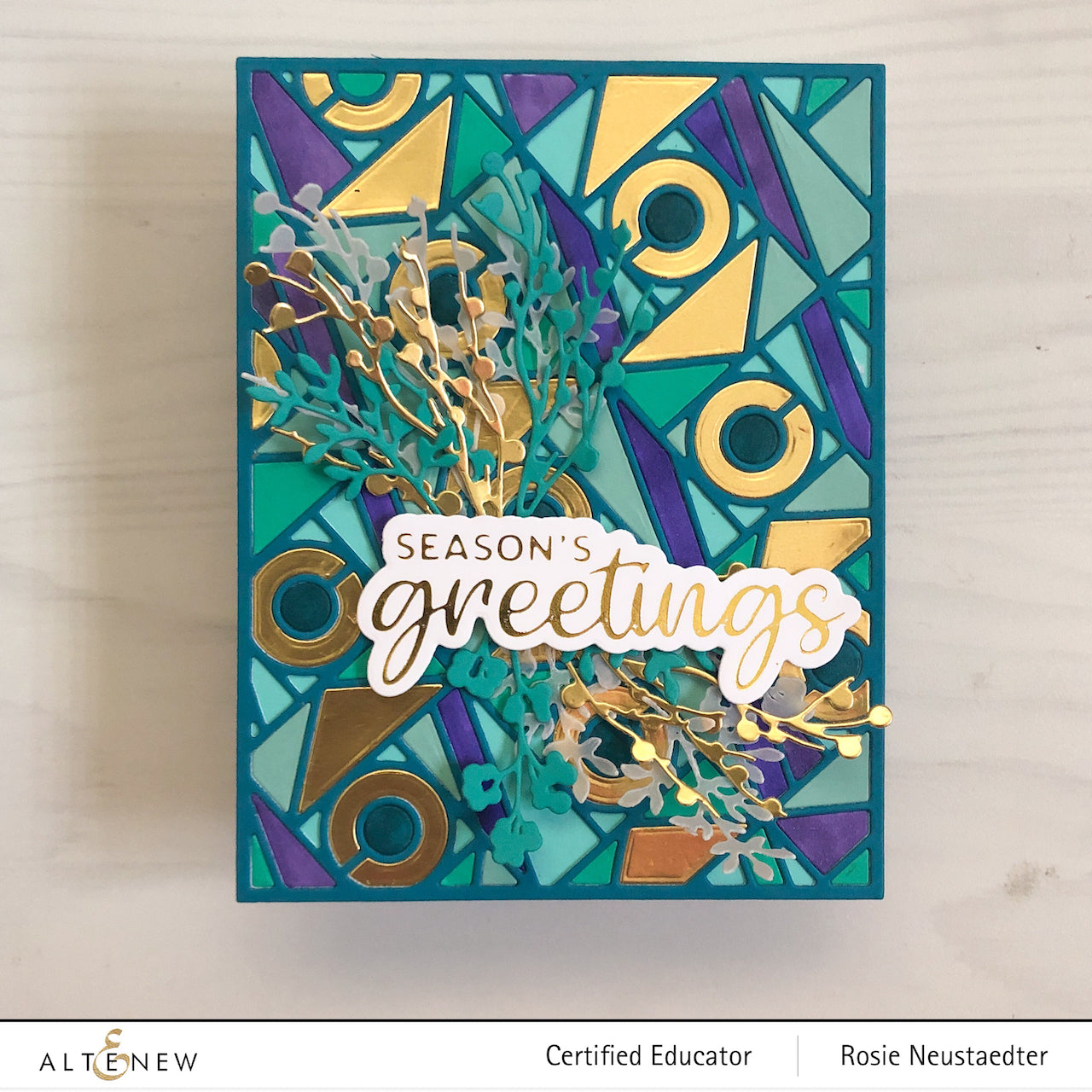 ALTENEW-Holiday Greetings Die Set - 6