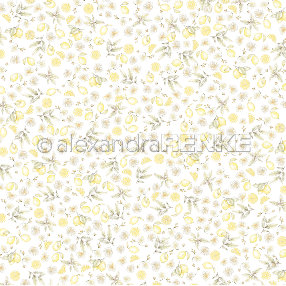 ALEXANDRA RENKE-Design paper 'Lemon garden'