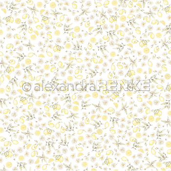 ALEXANDRA RENKE-Design paper 'Lemon garden'