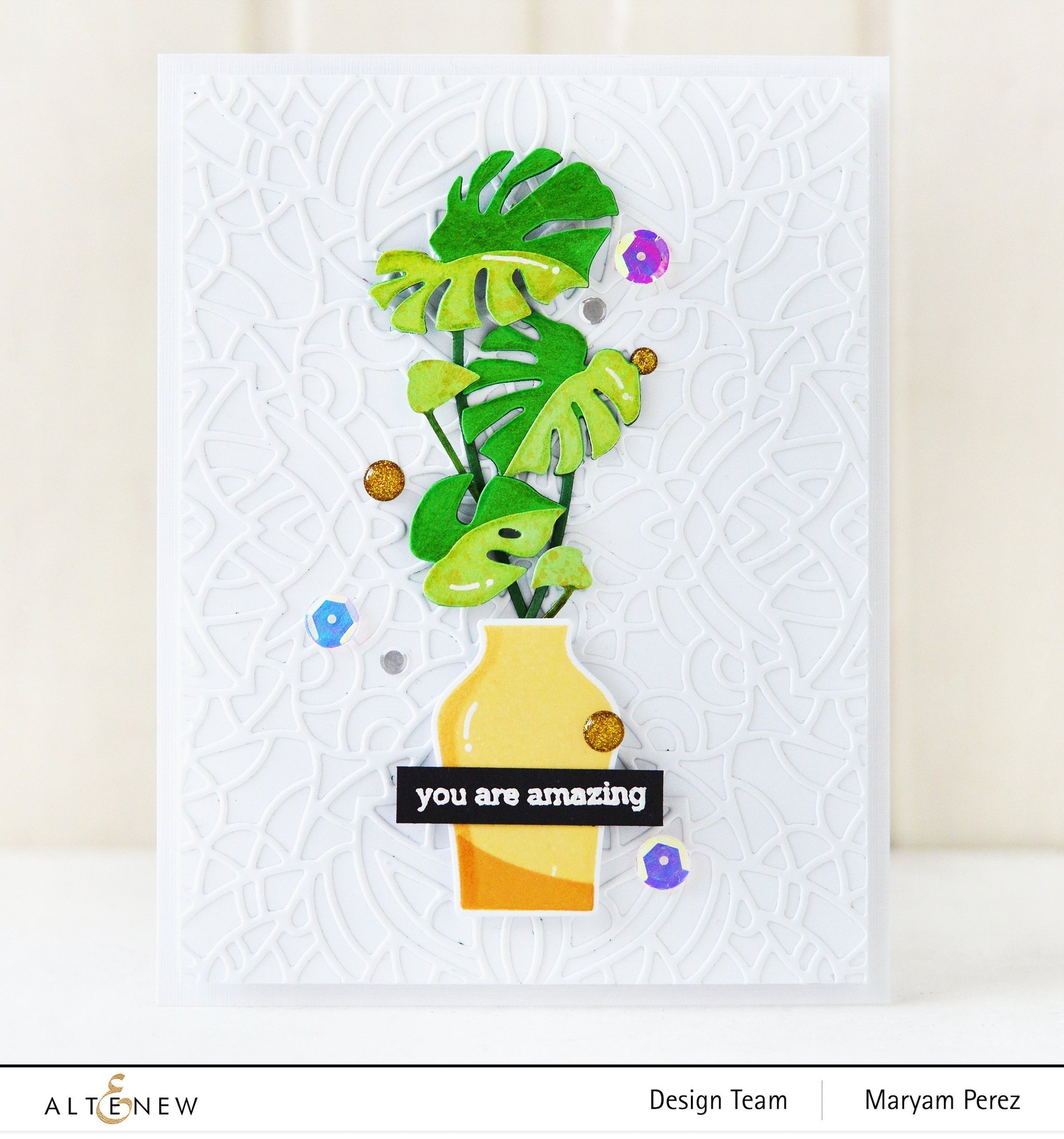 ALTENEW -Monstera 3D Die Set - 4