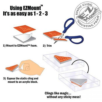  Crafter's Companion EZ Mount Foam Sheet -   (8.5" X 11")