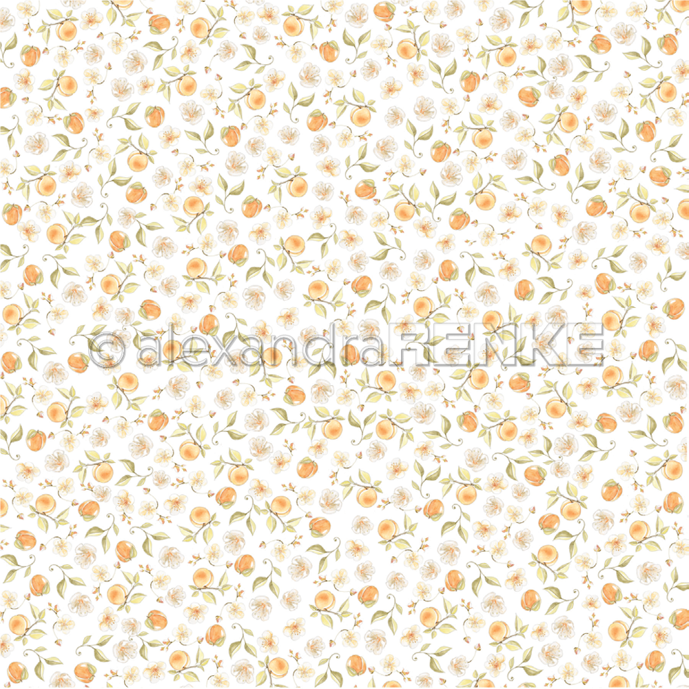 ALEXANDRA RENKE-Design paper 'Apricot garden'