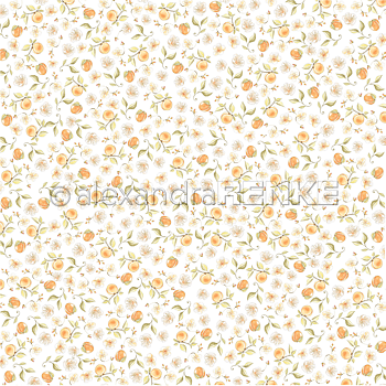 ALEXANDRA RENKE-Design paper 'Apricot garden'