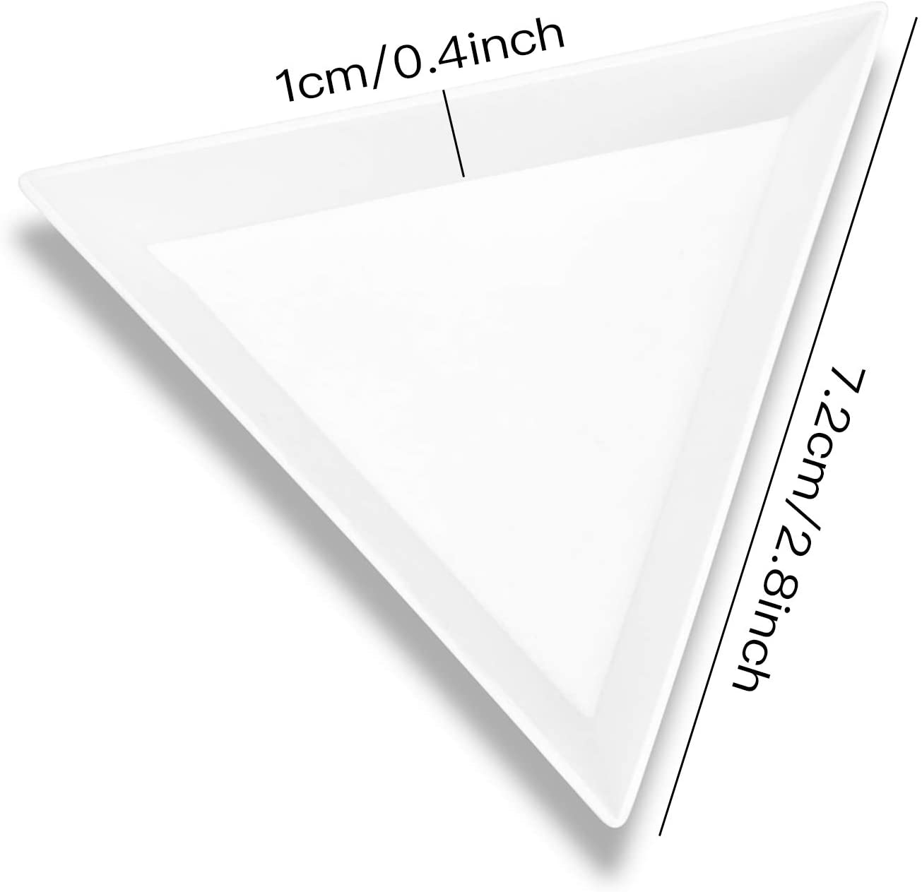  TRIANGLE TRAY - WHITE  2 PACK - 2