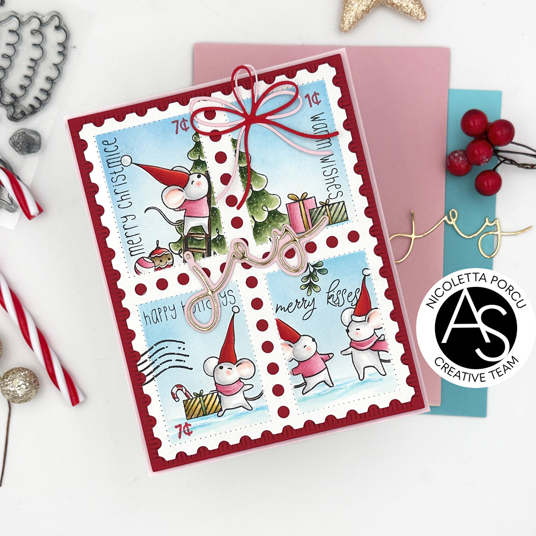 ALEX SYBERIA DESIGNS Postage Stamps Cover Die - 2
